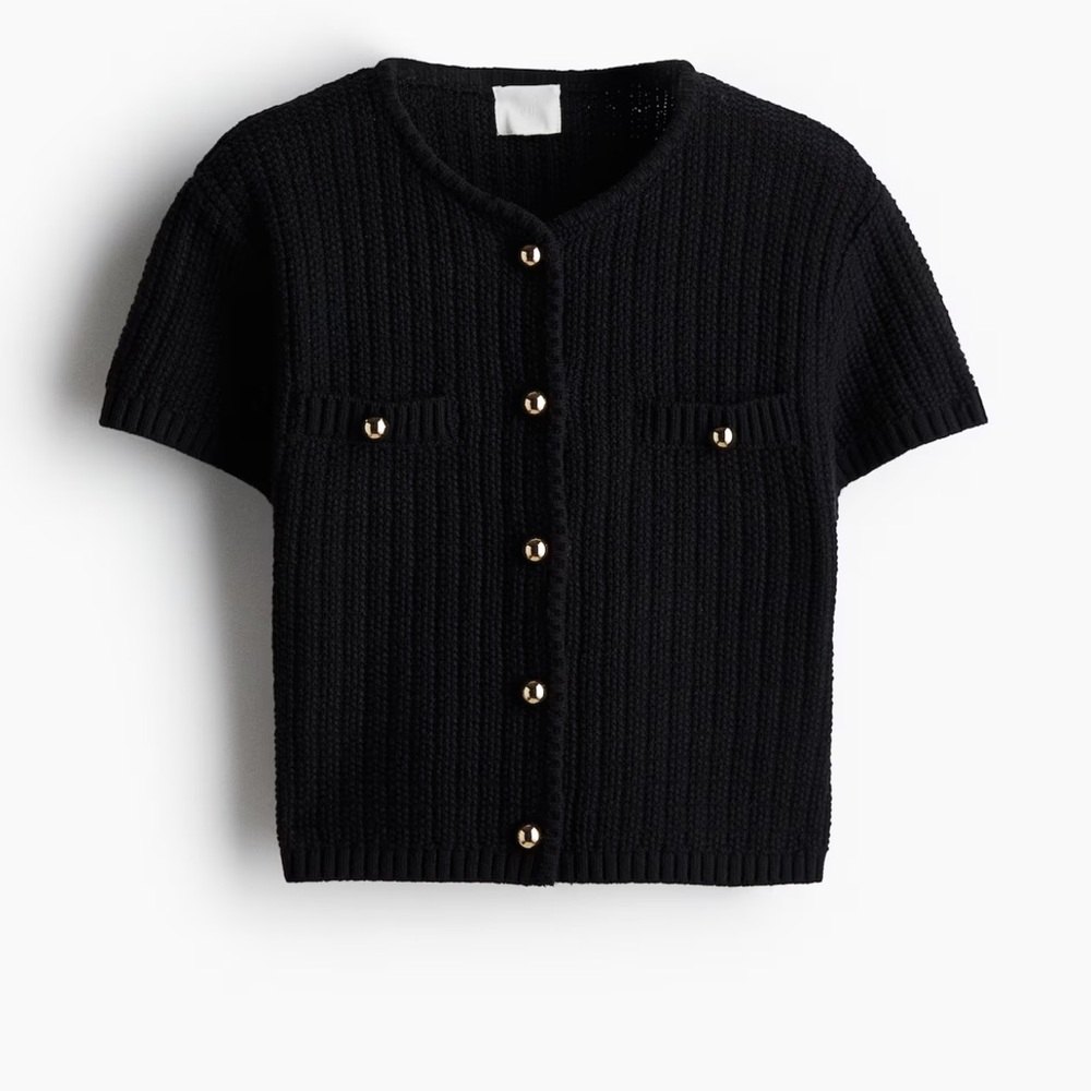 H&M structured knit cardigan